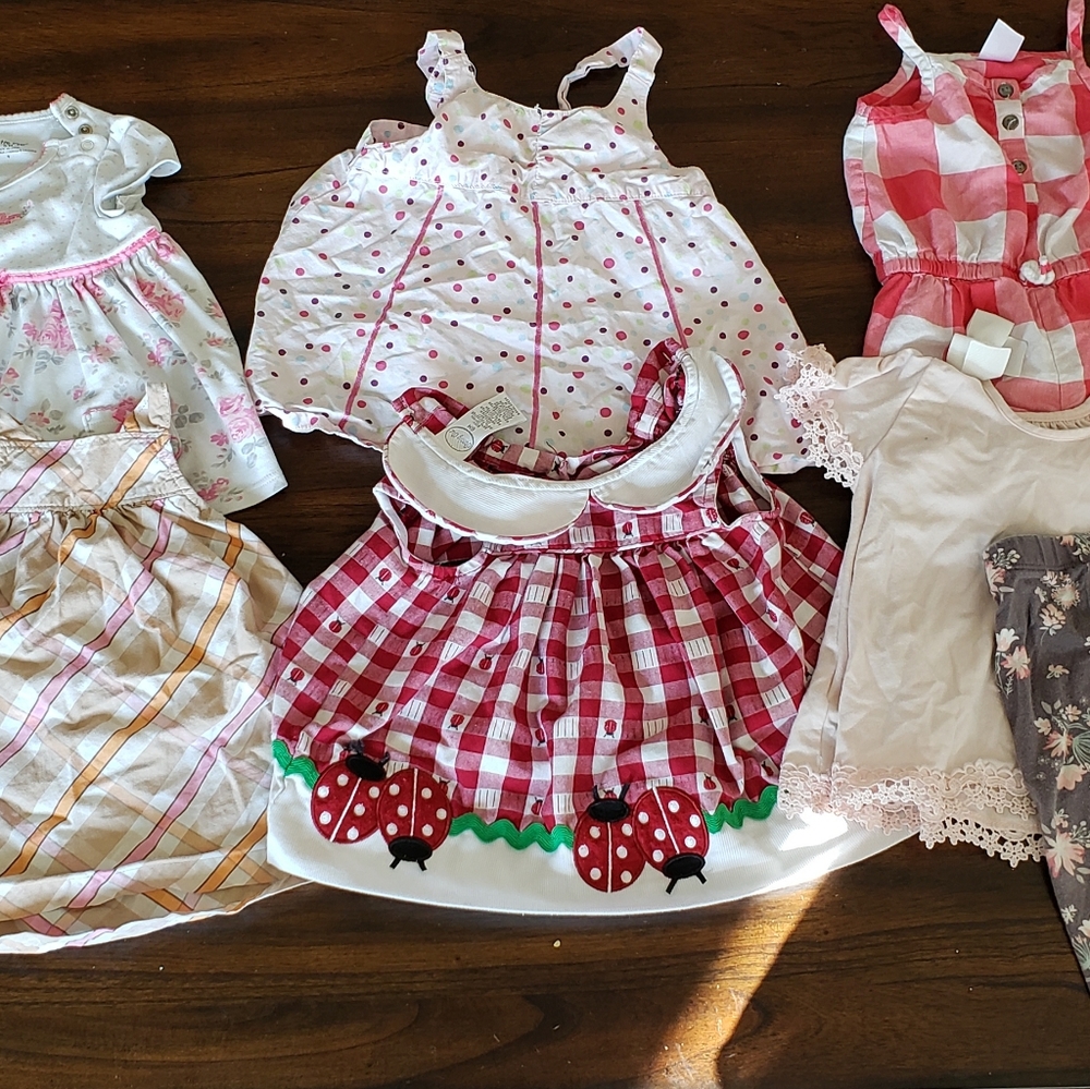 Baby girl 3-6 months spring summer clothes lot